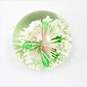 Vintage Murano Style Art Glass Flower & Frogs Paperweight image number 3