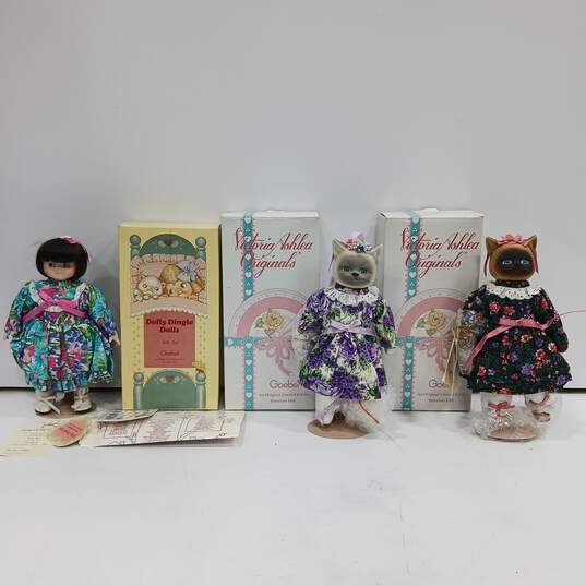 Goebel Victoria Ashlea Originals Dolls Assorted 3pc Lot image number 1