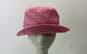 GUESS Pink Logo Signature Canvas Buckle Sun Bucket Hat image number 1