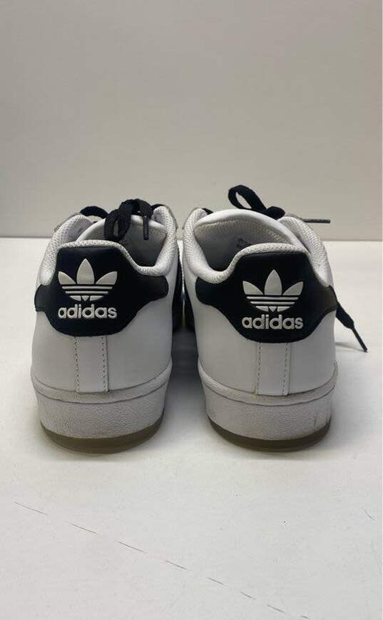Buy the adidas Superstar White Black Casual Sneakers Men's Size 8 ...
