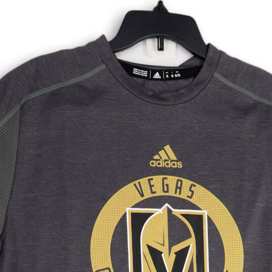 Mens Gray Gold NHL Vegas Golden Knights Training Pullover T-Shirt Size XL image number 3
