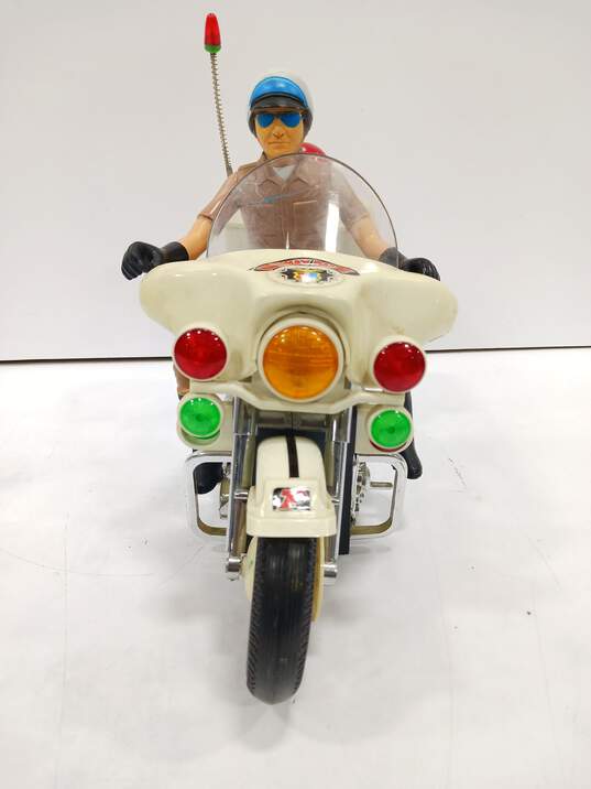 Vintage 1984 Son AI Toys Battery Opperated Highway Jumbo Police Motorcycle image number 2