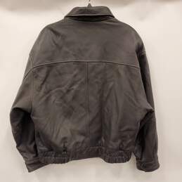 Marc New York Men Black Leather Jacket sz L alternative image