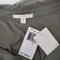NWT Pleione WM's Roll Sleeve Placeket Gray Blouse Size L image number 3