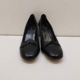 Cole Haan D13159 Black Leather Pump  Heels Shoes Size 9.5 B alternative image