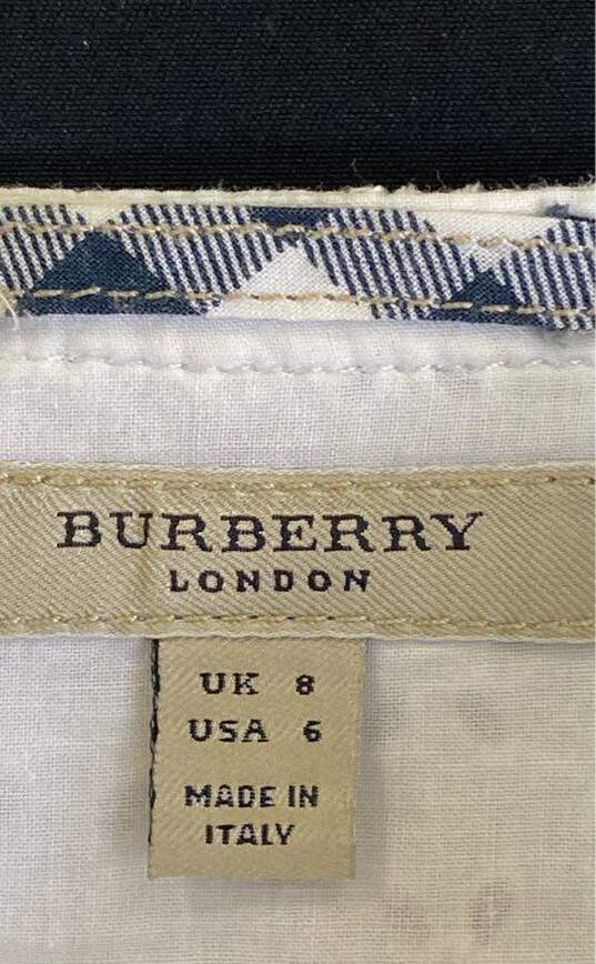 Burberry White Sleeveless Top - Size 6 image number 3