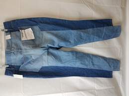 Good American Size 15 Indigo Color Block Vintage Inspired Jeans alternative image