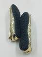Authentic Jimmy Choo Gold Sequin Flats W 5 image number 5