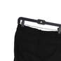 Womens Black Flat Front Straight Leg Side Zip Pull-On Ankle Pants Size 00P image number 4