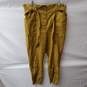 Sezane High Waisted Mustard Yellow Paperbag Pants Size 46 image number 1