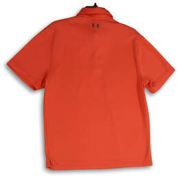 Mens Pink Spread Collar Short Sleeve Golf Polo Shirt Size Medium alternative image