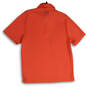 Mens Pink Spread Collar Short Sleeve Golf Polo Shirt Size Medium image number 2