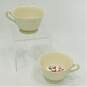 2 Wedgwood Patrician Swansea China Teacups image number 1