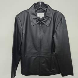 Worthington Black Leather Jacket