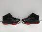 Fila Men's Retro Black/Red Basketball Shoes Size 11 image number 3