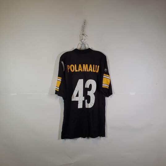 Mens Pittsburg Steelers Troy Polamalu Football-NFL Jersey Size Medium image number 2