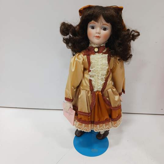 MYD Inc Marian Yu Designs Doll in original box w/ Certificate of Authenticity In Box image number 3