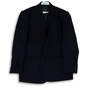 Mens Blue Long Sleeve Notch Lapel Front Pockets One Button Blazer Size 48 image number 1