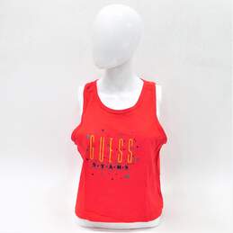 Vintage Guess George Marciano Cropped Tank Top Size Juniors Large