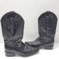 Men's Jhon Davis Cowboy Western Black Boots Approx. Size 8.5 image number 1