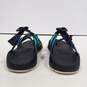 Chaco Blue, Green, Black Sandals Women's Size 6M image number 5