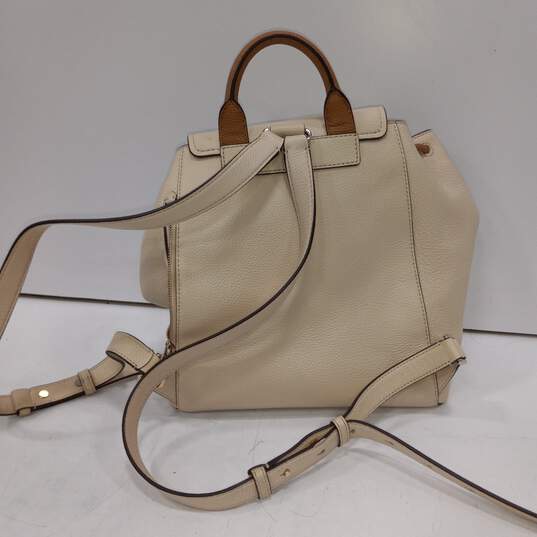 Kate Spade Sinch Cream Colored Leather Mini Backpack image number 2