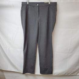 Chico's Gray/Black Tapered Pant Women's Size 2.5 NWT