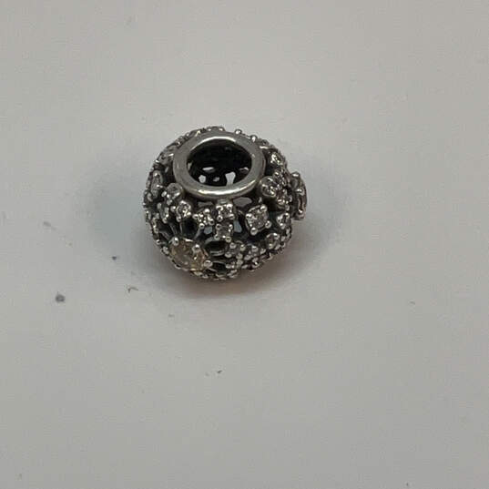 Designer Pandora S925 ALE Sterling Silver Cubic Zirconia Stone Beaded Charm image number 2