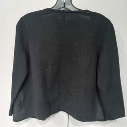 Chico's Women's Black Cardigan Sweater Size 0 alternative image