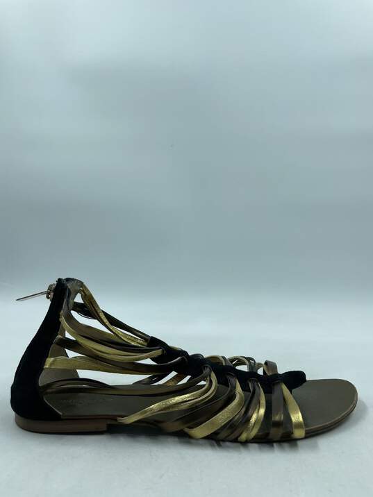 Authentic Jimmy Choo Gold Gladiator Sandal W 9.5 image number 1