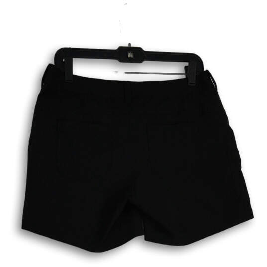 Womens Black Flat Front Cutout Pocket Trekking Shorts Size 8 image number 2
