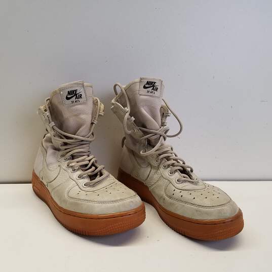 Nike SF Air Force 1 High Light Bone Women's Casual Shoes Size 8.5 image number 3
