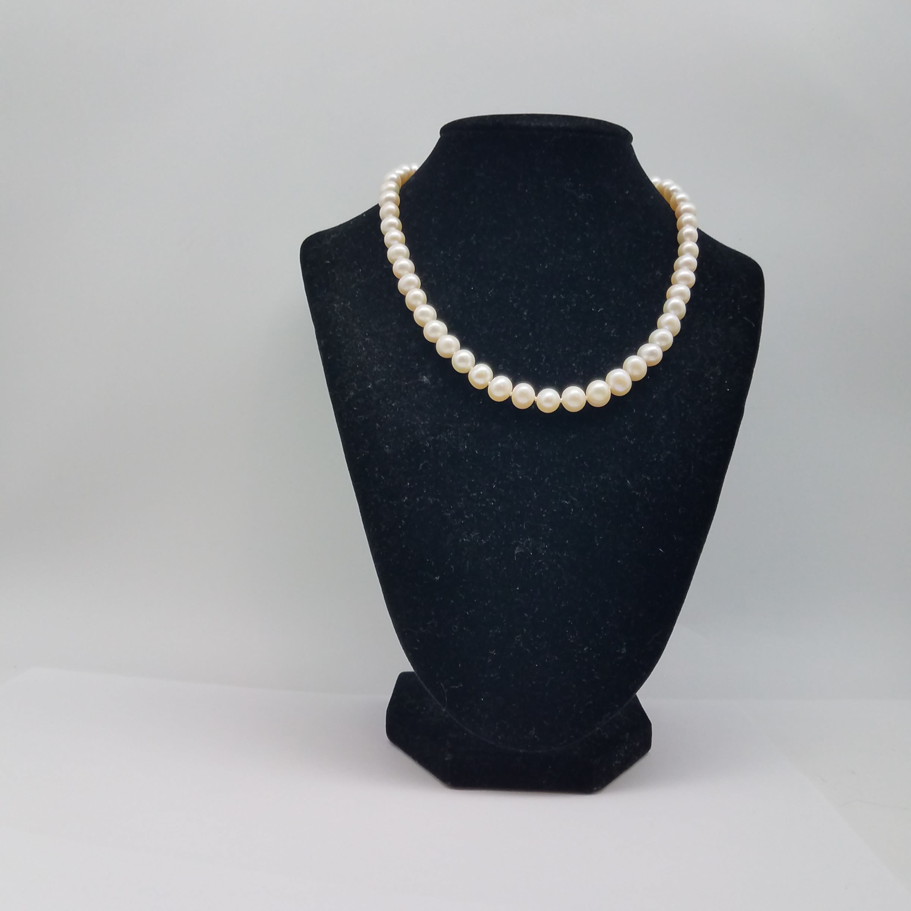 Buy Multi Color Cultured Pearl Necklace, Long Square Shape Pearl Necklace,  20 Inch Necklace, Rhodium Over Sterling Silver Necklace (Del. in 10-15  Days) at ShopLC.