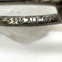 Designer Pandora S925 ALE 52 Sterling Silver Rhinestone Heart Band Ring image number 5