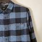 Vans Men Blue Flannel L/S Button Up Shirt NWT sz S image number 5