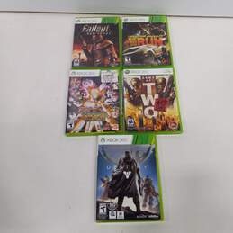 Bundle of 5 Assorted Microsoft Xbox 360 Video Games In Cases alternative image
