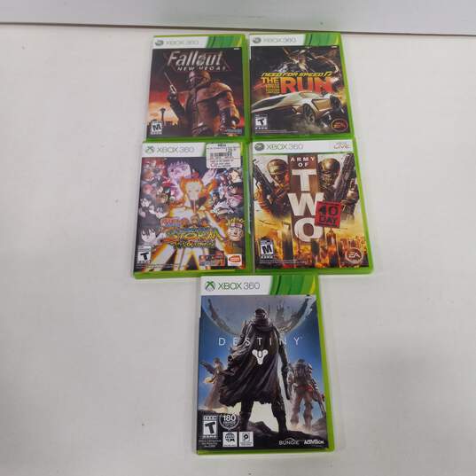 Bundle of 5 Assorted Microsoft Xbox 360 Video Games In Cases image number 2