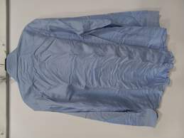 Men's Blue Collared Long Sleeve Dress Shirt Size L alternative image