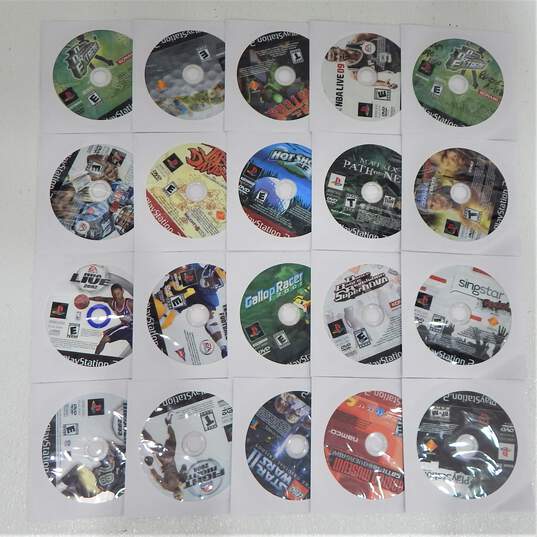 20 Assorted PlayStation 2 Games No Cases image number 1