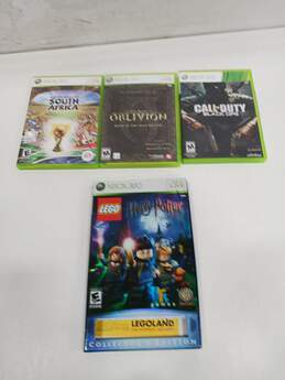 Bundle of 4 Assorted Microsoft Xbox 360 Video Games