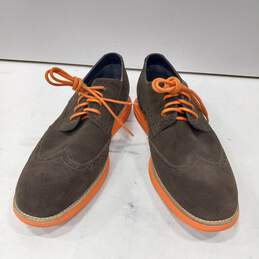 Cole Haan Lunagrand Brown Suede Oxford Shoes Men's Size 11.5M