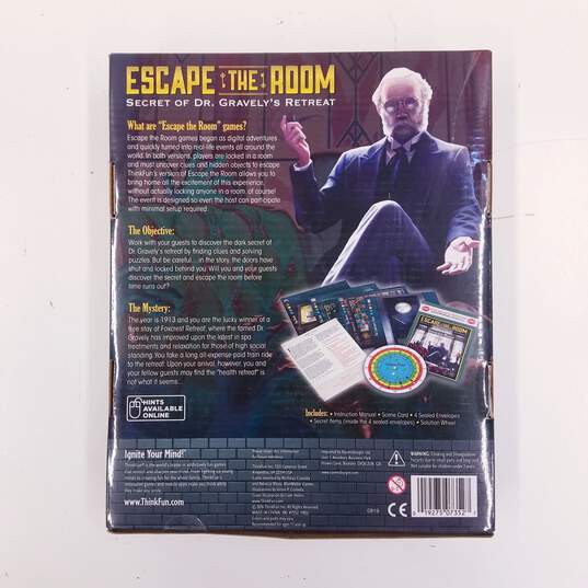 ThinkFun Escape The Room Secret of Dr. Gravely's Retreat image number 2