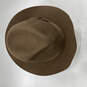 Mens Penn Brown Bow Band Wide Brim Teardrop Crown Fedora Hat Size 60/7.5 image number 5