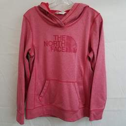 The North Face pink tech fleece hoodie sweatshirt women's M