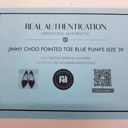 AUTHENTICATED WMNS JIMMY CHOO POINTED TOE PUMPS SZ 39 alternative image