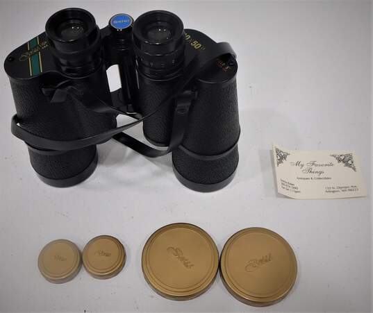 Vintage Selsi 10x50 Luminous Field Binoculars W/ Case image number 2