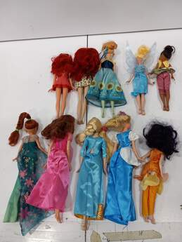 10PC Assorted Disney Fashion Play Doll Bundle alternative image