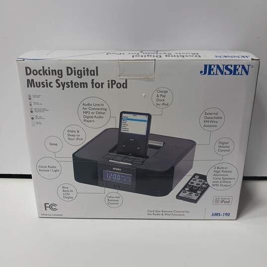 Jensen JiMS-190 iPod Docking System IOB image number 2