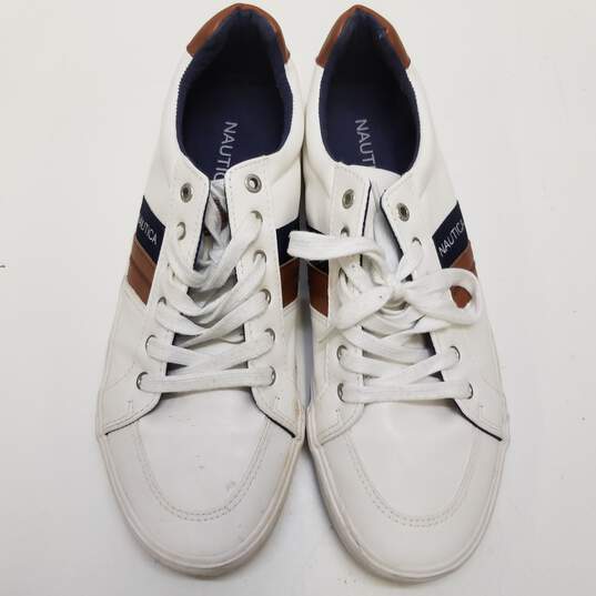 Nautica Garrison White Casual Shoes Men's Size 12 image number 2