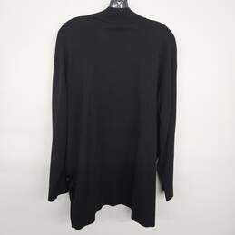 Black Sequin Long Sleeve Open Cardigan alternative image